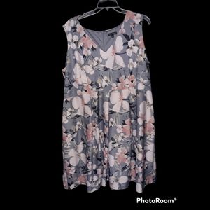 Size 26 Lane Bryant floral dress.